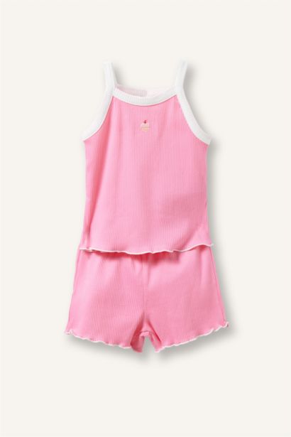 Baby Girl Floral Tank Top Shorts 2 Piece Set