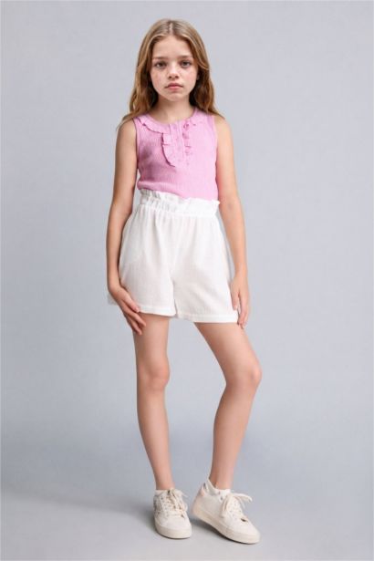 Girl 100% Cotton Muslin Shorts