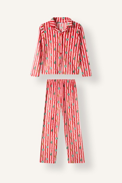 2 piece Regular Fit Knitted Pyjamas