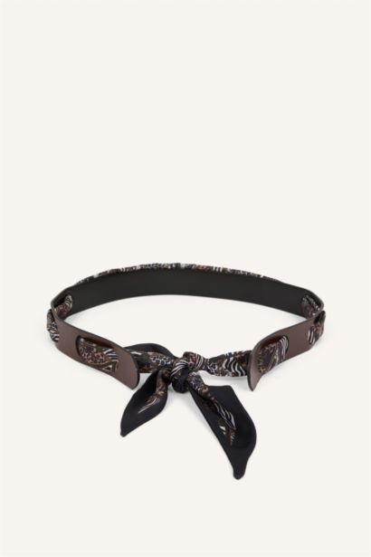 Kadın Suni Deri Elbise Kemeri