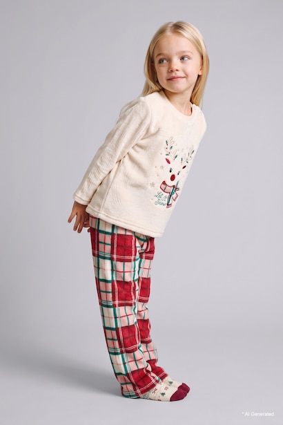 2 piece Regular Fit Knitted Pyjamas