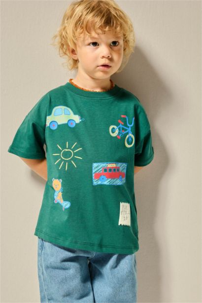 Baby Boy Oversize Printed T-Shirt