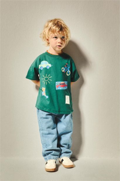 Baby Boy Oversize Printed T-Shirt
