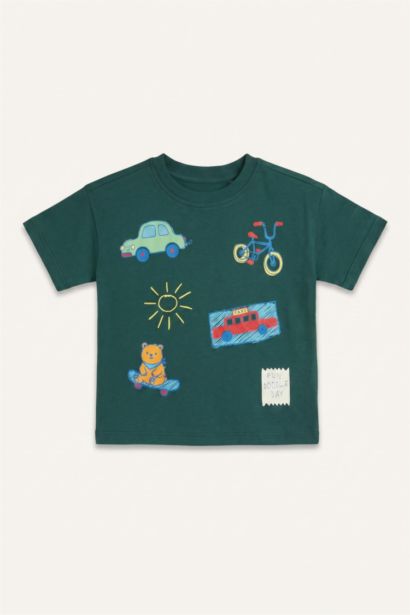 Baby Boy Oversize Printed T-Shirt