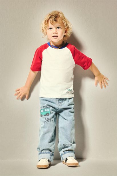 Baggy Fit Jean Pantolon Erkek Bebek