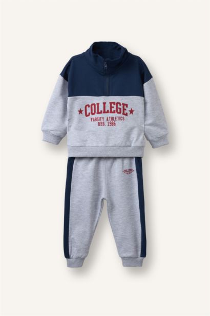 2 piece Oversize Fit Slogan Set