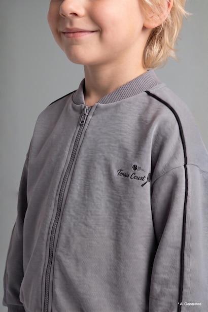2 piece Oversize Fit Slogan Set
