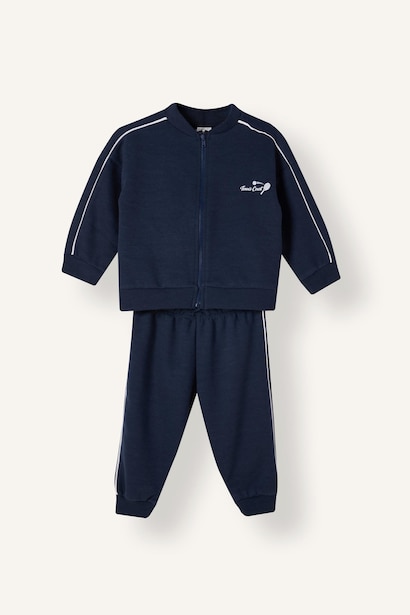 Ensemble Sweatshirt zippé imprimé et Jogging pour bébé garçon