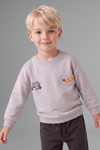 2 piece Oversize Fit Crew Neck Hot Wheels Licensed Set