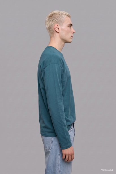 100% Cotton Boxy Fit Embroidered T-Shirt
