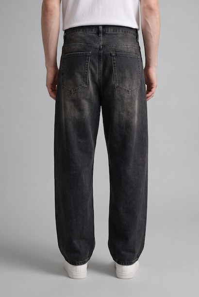 Normal Waist Baggy Fit Trousers