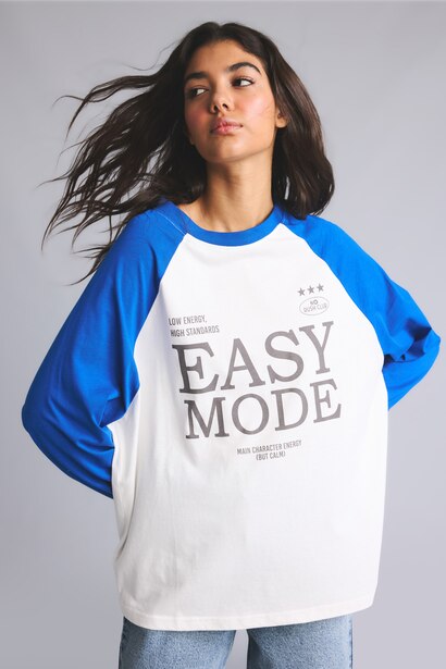 Oversize Fit Long Sleeve T-Shirt