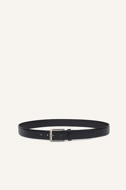 Man Rectangle Clasp Faux Leather