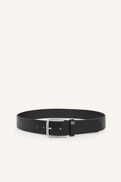 Man Rectangle Clasp Faux Leather