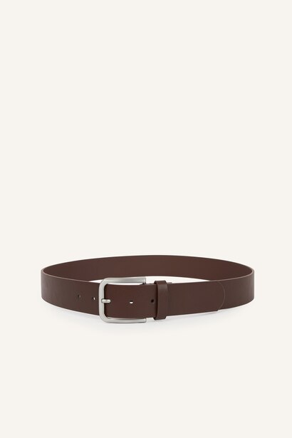 Man Rectangle Clasp Faux Leather