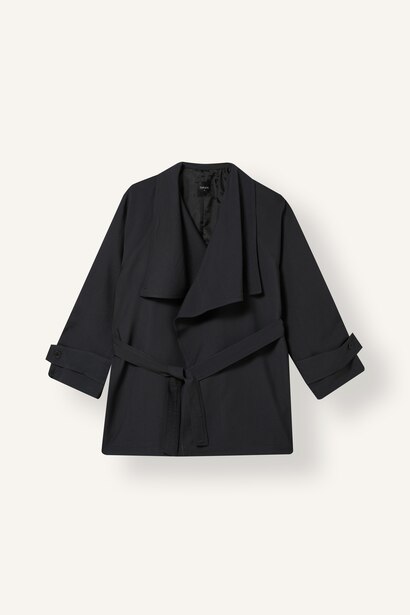 Regular Fit Belted Trench Coat