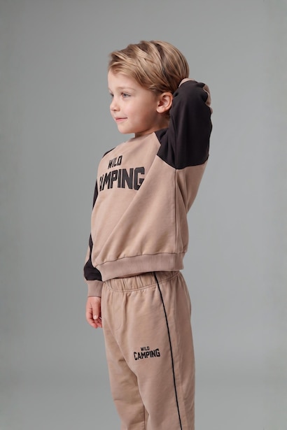 2 piece Oversize Fit Slogan Set