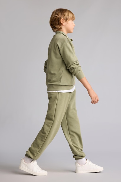 2 piece Oversize Fit High Neck Slogan Set