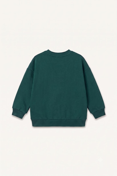 Oversize Baskılı Sweatshirt Erkek Bebek