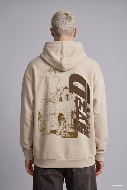 Boxy Fit Thick Sweatshirt Fabric Sweatshirt