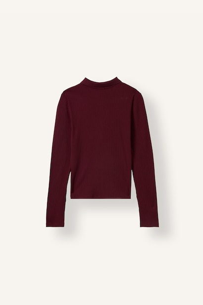 Slim Fit Camisole Long Sleeve T-Shirt