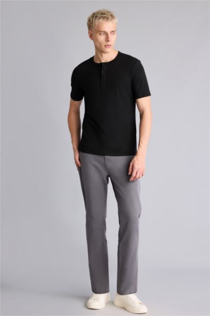 Straight Fit Trousers