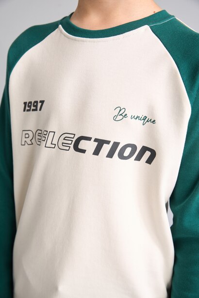 Boy Printed T-Shirt Sweatpants 2 Piece Set
