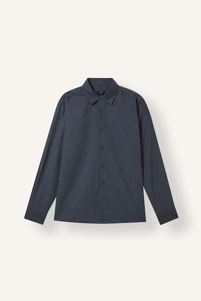 Regular Fit Polo Yaka Uzun Kollu Gömlek