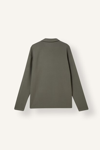 Regular Fit Apaş Yaka Basic Sweatshirt