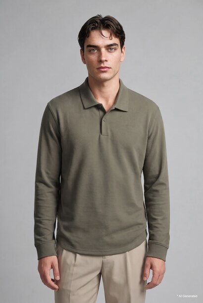 Regular Fit Apaş Yaka Basic Sweatshirt