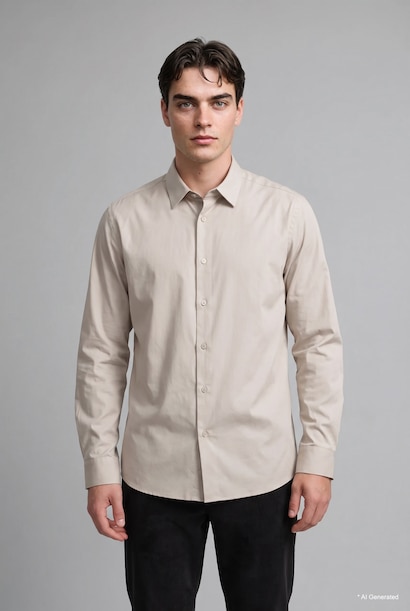 Regular Fit Cotton Long Sleeve Shirt