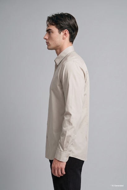 Regular Fit Cotton Long Sleeve Shirt