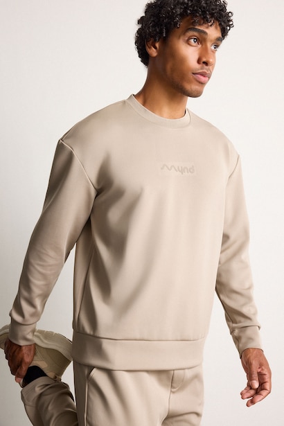 Boxy Fit Scuba Fabric Sweatshirt
