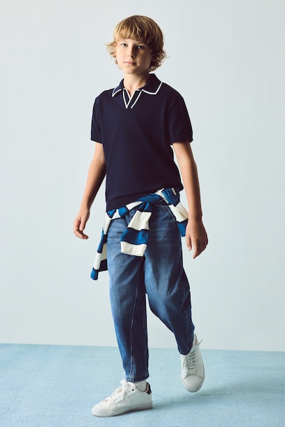 Boy Barrel Fit 100% Cotton Blue Jeans