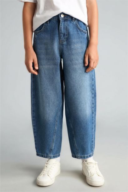 Barrel Fit Jean Pantolon Erkek Çocuk