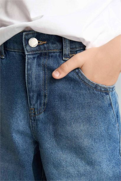 Barrel Fit Jean Pantolon Erkek Çocuk