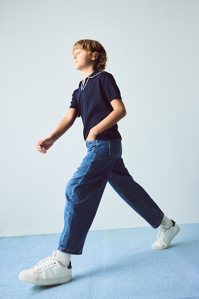 Boy Barrel Fit 100% Cotton Blue Jeans