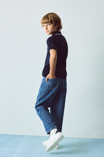 Boy Barrel Fit 100% Cotton Blue Jeans
