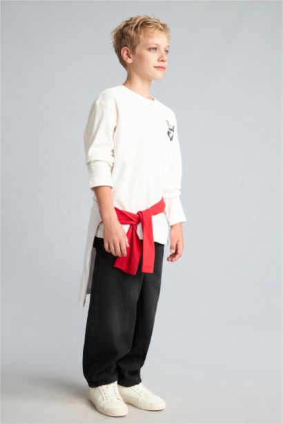 Barrel Fit Jean Pantolon Erkek Çocuk