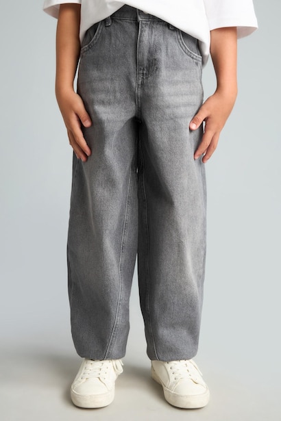 Boy Barrel Fit 100% Cotton Grey Jeans