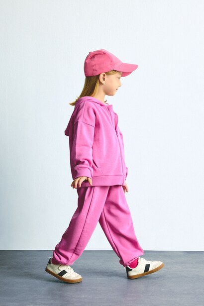 Regular Fit Ayıcıklı Eşofman Altı Kız Bebek