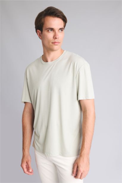 Regular Fit Pique Short Sleeve T-Shirt