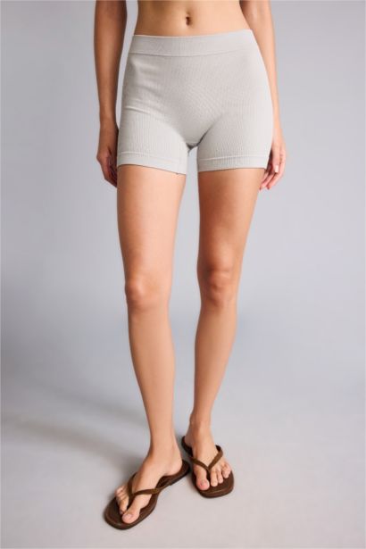 Elastic Waist Seamless Boxer