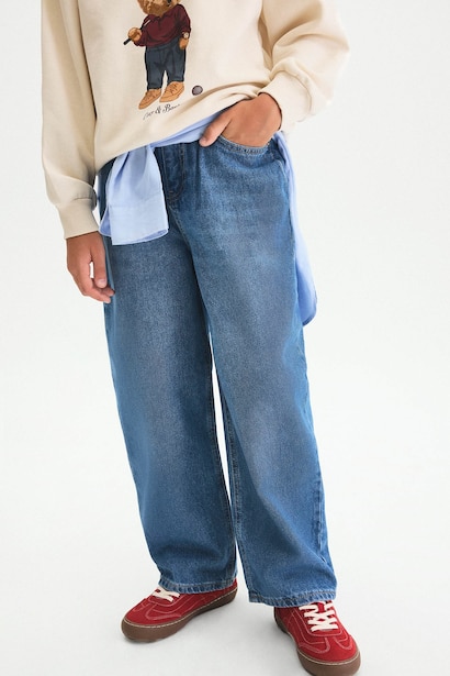 Barrel Fit Jean Erkek Çocuk
