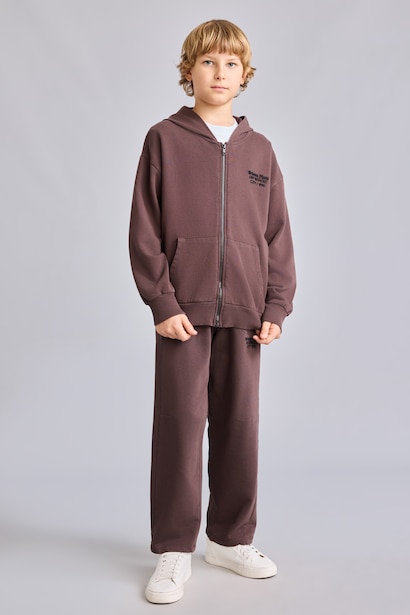 Slogan Pattern Trousers