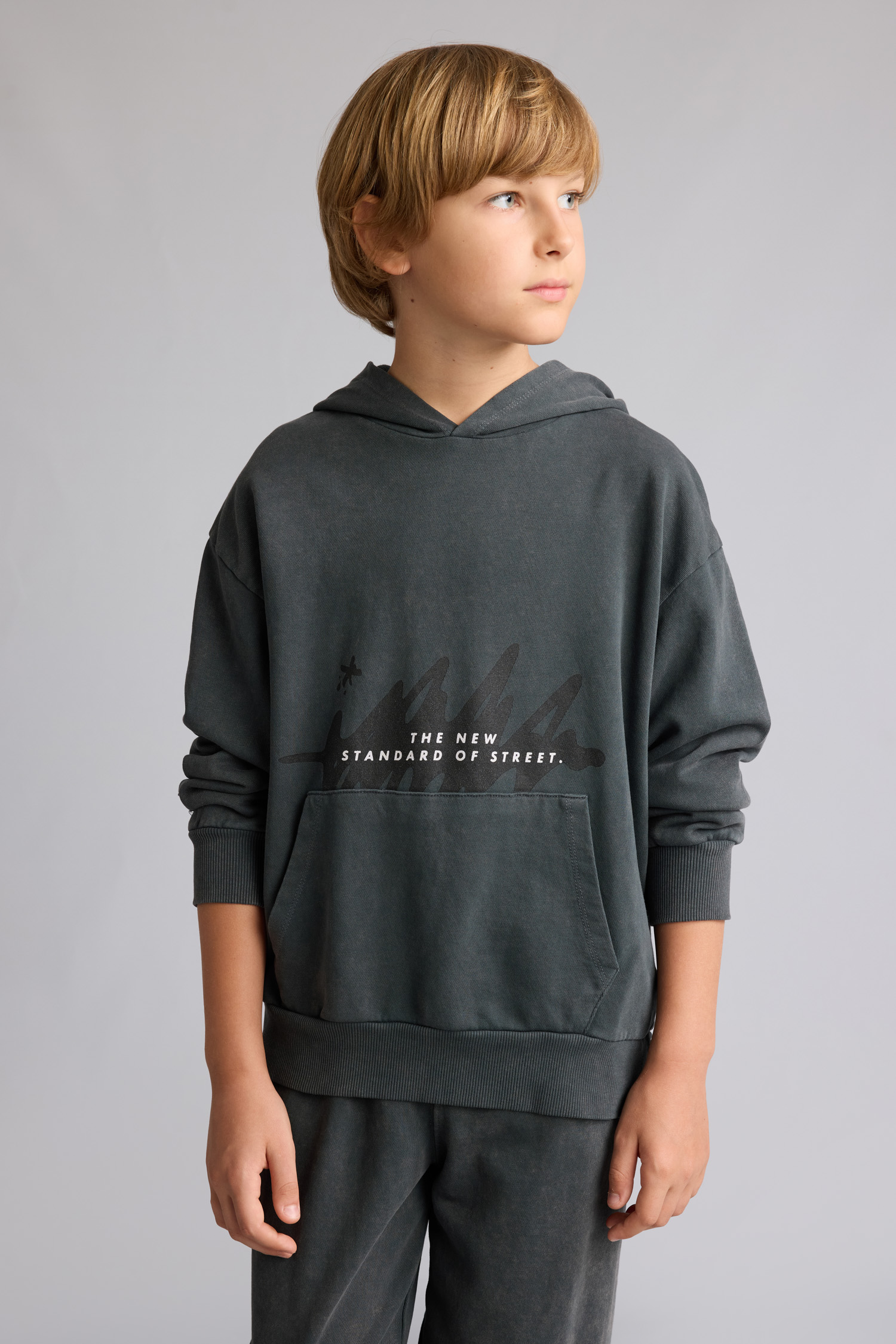 Oversize Fit Hooded Sweatshirt
