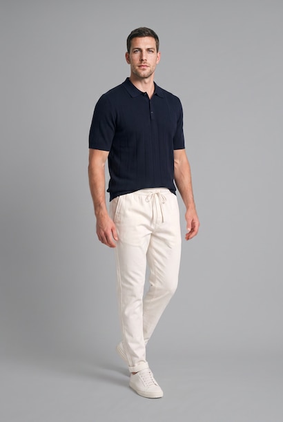 Standard Fit Knitwear Short Sleeve Polo T-Shirt