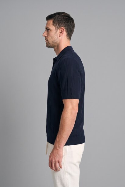 Standard Fit Knitwear Short Sleeve Polo T-Shirt