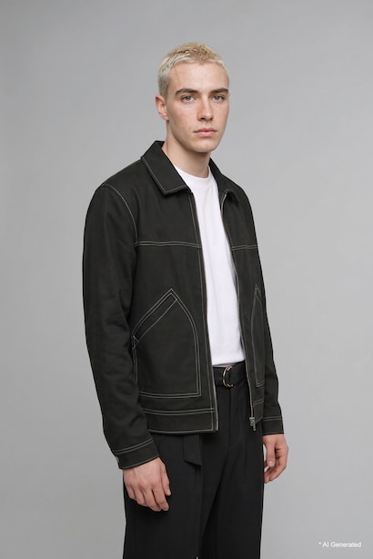 Zipper Puffer Jacket
