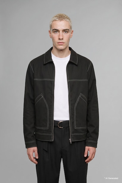 Zipper Puffer Jacket
